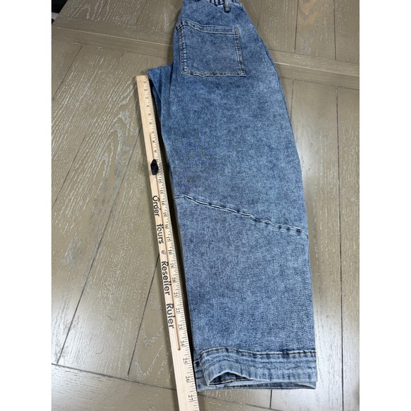 Ruti The Slouchy Jean Womens Size 6 Blue Vintage Wave Wash Barrel Elastic Boho - Picture 5 of 16